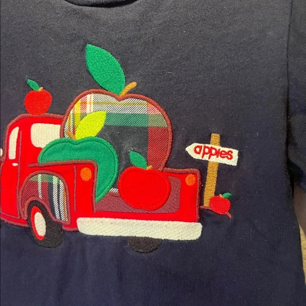 Gymboree Boy’s Girl’s Apple Truck Layered T Shirt Size 12-18 Months